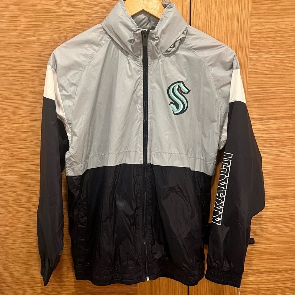 Seattle Kraken Youth Goal Line Stance Full Zip | Size Youth Large | NWT - Picture 1 of 11